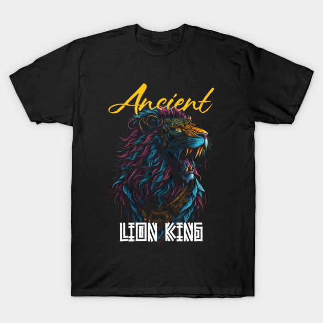 Ancient Lion King T-Shirt by By_Russso